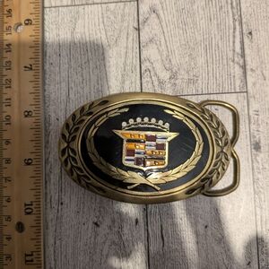 Aminco Solid Brass Belt Buckle Cadillac